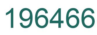 Number 196466 green image