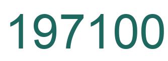Número 197100 imagen verde