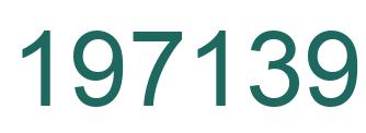 Número 197139 imagen verde