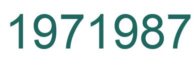 Número 1971987 imagen verde