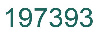 Number 197393 green image