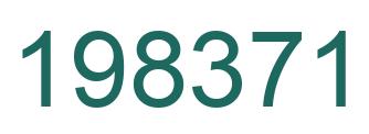 Número 198371 imagen verde