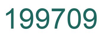 Number 199709 green image