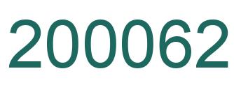 Number 200062 green image