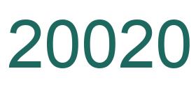 Number 20020 green image