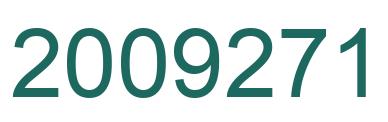Número 2009271 imagen verde