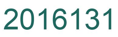 Number 2016131 green image