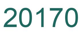 Number 20170 green image