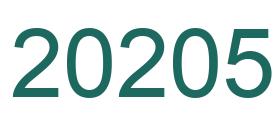 Number 20205 green image