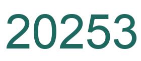 Zahl 20253 grün bild