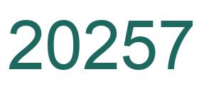Zahl 20257 grün bild