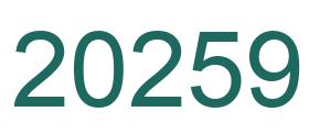 Zahl 20259 grün bild