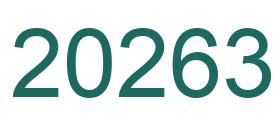 Zahl 20263 grün bild