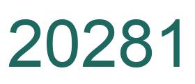 Zahl 20281 grün bild