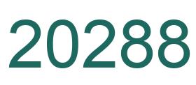 Zahl 20288 grün bild