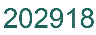 Number 202918 green image