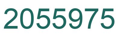Number 2055975 green image