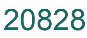 Número 20828 imagen verde