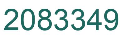 Número 2083349 imagen verde