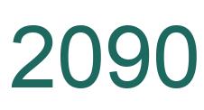 Zahl 2090 grün bild