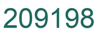 Número 209198 imagen verde