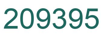 Número 209395 imagen verde