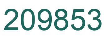 Número 209853 imagen verde