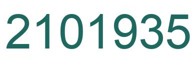 Número 2101935 imagen verde