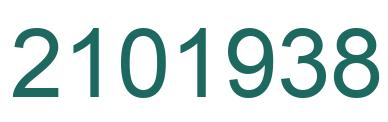 Número 2101938 imagen verde