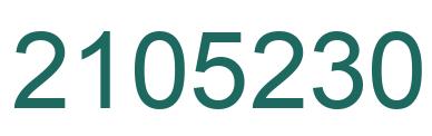 Número 2105230 imagen verde