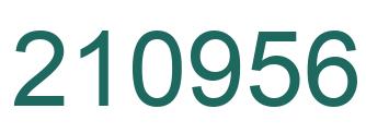 Número 210956 imagen verde