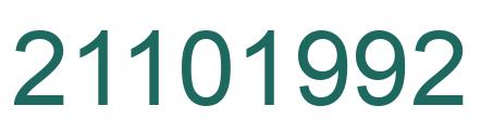 Number 21101992 green image