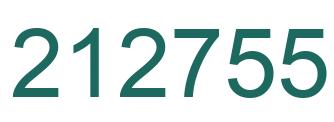 Número 212755 imagen verde