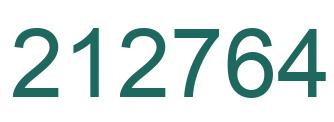 Número 212764 imagen verde