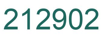Number 212902 green image
