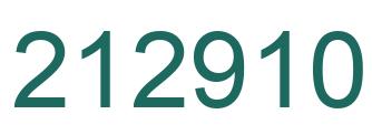 Número 212910 imagen verde