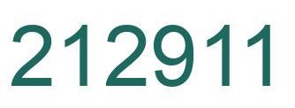 Número 212911 imagen verde