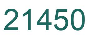 Número 21450 imagen verde