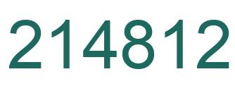 Número 214812 imagen verde