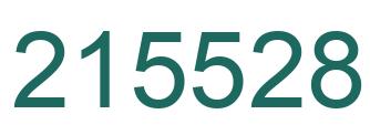 Número 215528 imagen verde