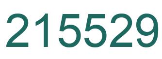 Número 215529 imagen verde