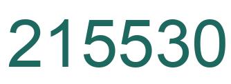 Número 215530 imagen verde