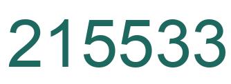 Número 215533 imagen verde