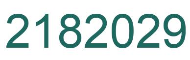 Número 2182029 imagen verde