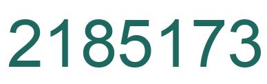 Número 2185173 imagen verde