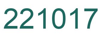 Número 221017 imagen verde