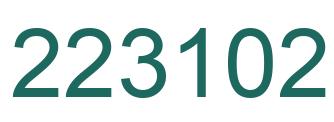 Número 223102 imagen verde