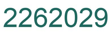 Número 2262029 imagen verde