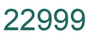 Número 22999 imagen verde