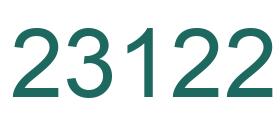 Number 23122 green image